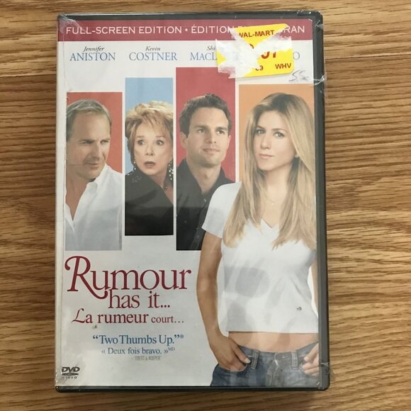 Rumour Has It Full-Screen Edition DVD  Jennifer Aniston Kevin Costner - Picture 1 of 3